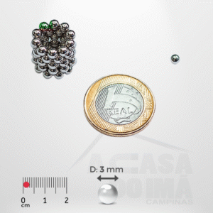 Esfera de Neodímio - Ø 3mm