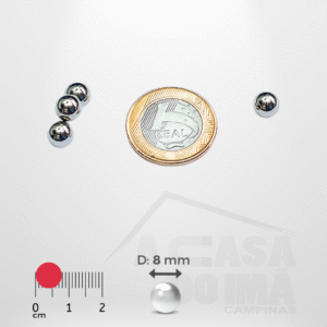 Esfera de Neodímio - Ø 8mm