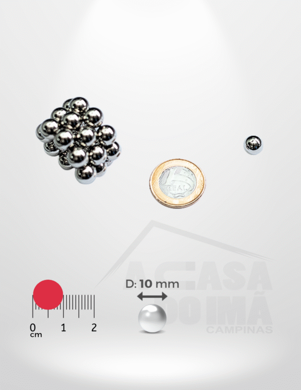 Esfera de Neodímio - Ø 10mm