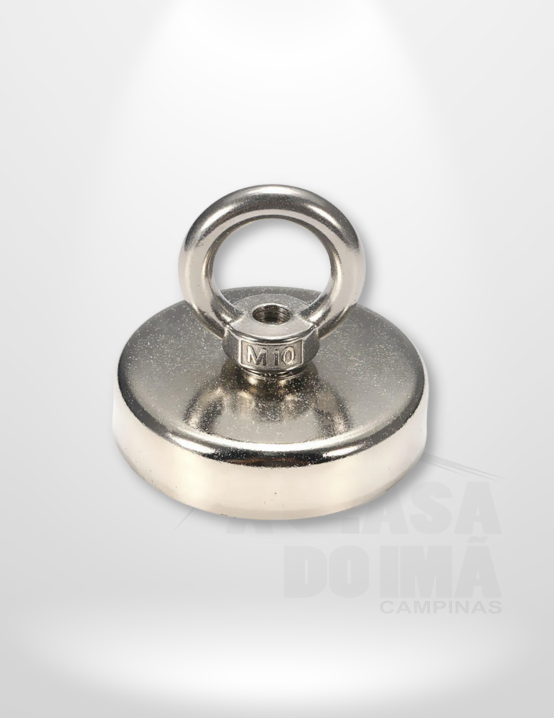 Ímã para Pesca Magnética - Ø 55 x 12mm - Capacidade 100kg
